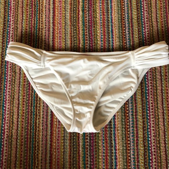 White Bathing Suit Bottom - Picture 1 of 4
